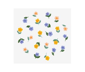 Patron de broderie Fleurs...