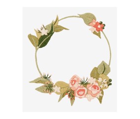 Patron de broderie Couronne...