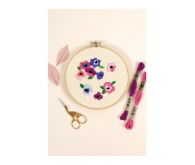 Patron de broderie Anémones...