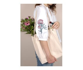 Patron de broderie Pivoine...