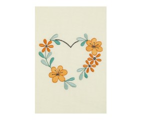 Patron de broderie Cœur...