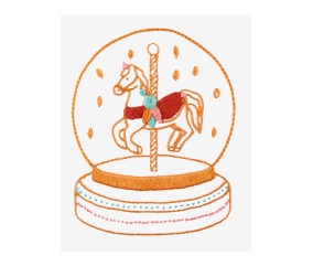 Boule à neige cheval par Srta. Lylo