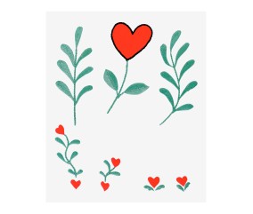 Patron de broderie Plantes...