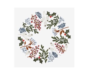 Couronne matinée hivernale