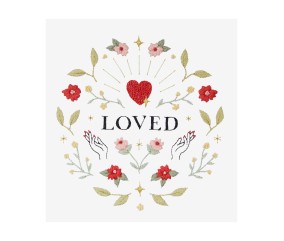Patron de broderie Loved...