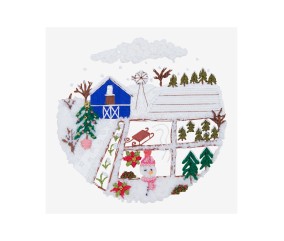 Hiver à la ferme par Sewbeeeit