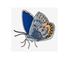Patron de broderie Papillon...