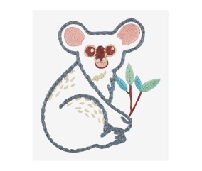 Patron de broderie Koala au...