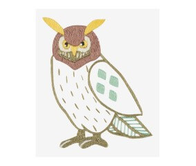 Patron de broderie Hibou DMC - modèle à télécharger