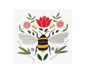Patron de broderie Abeille...