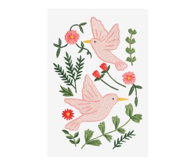 Patron de broderie Oiseaux DMC - modèle à télécharger