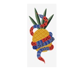 Patron de broderie Serpent...