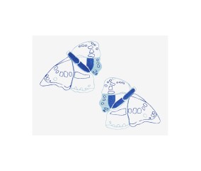 Patron de broderie Papillon...