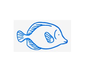 Patron de broderie Poisson...