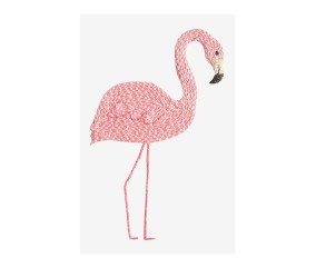 Patron de broderie Flamant...