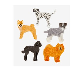 Patron de broderie Chiens...