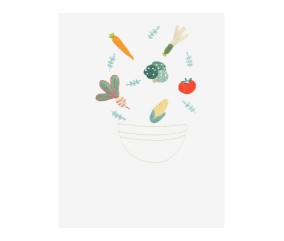 Patron de broderie Légumes en folie par Baobap DMC