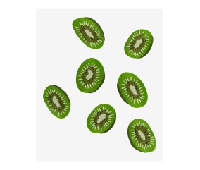 Patron de broderie Kiwis par Jodie Ruffle DMC - modèle à télécharger