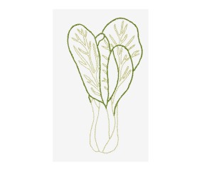 Patron de broderie Pak Choi DMC - modèle à télécharger