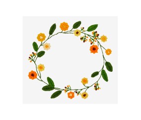 Patron de broderie Colline...