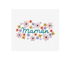 Patron de broderie Maman...
