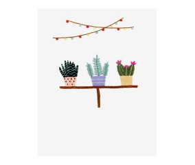 Patron de broderie Plantes...