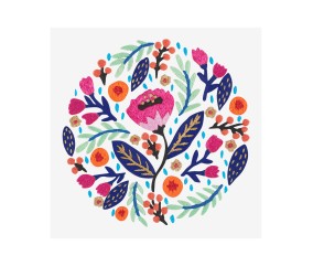 Patron de broderie Jardin...