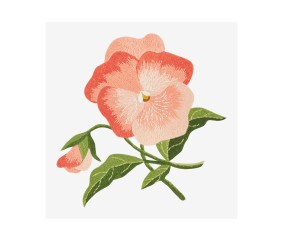 Patron de broderie Pensées...