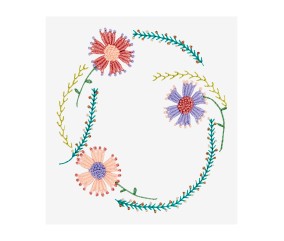 Patron de broderie Couronne...