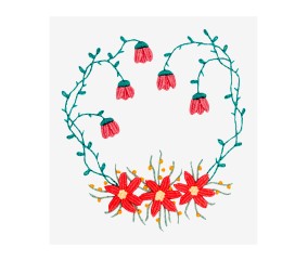 Patron de broderie Jardin...