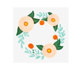Patron de broderie Couronne...