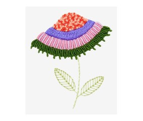 Patron de broderie Aster...