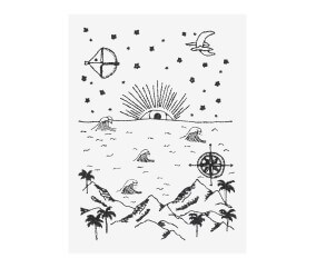 Patron de broderie Œil de la mer DMC - modèle à télécharger
