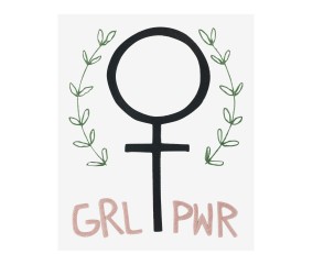 Patron de broderie GRL PWR DMC - modèle à télécharger