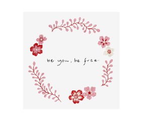 Patron de broderie Be you,...