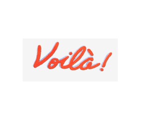 Patron de broderie Voilà DMC - modèle à télécharger