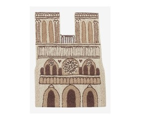 Patron de broderie Notre-Dame de Paris DMC - modèle à télécharger