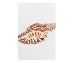 Patron de broderie Coquille...