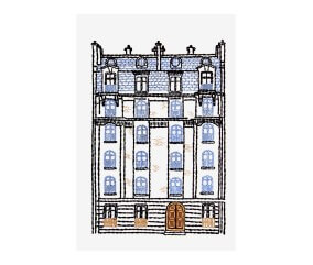 Patron de broderie Immeuble...