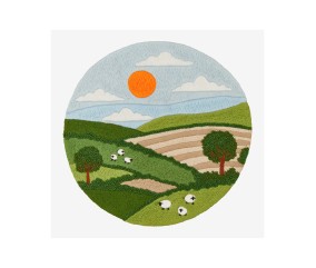 Patron de broderie Moutons...