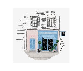 Patron de broderie Façade...