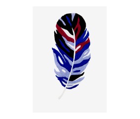Patron de broderie Plume...