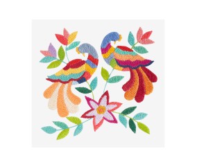Patron de broderie Quetzal...