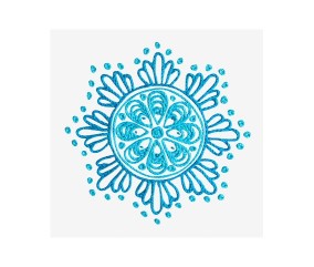 Patron de broderie Mandala...