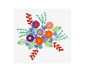Patron de broderie Éclats...