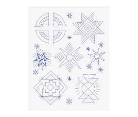 Patron de broderie Motifs...