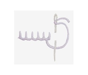 Patron de broderie Motif au...