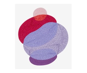 Patron de broderie Forme abstraite Tranquillité DMC