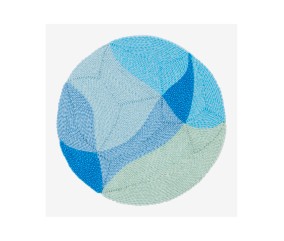 Patron de broderie Forme abstraite Courant DMC - modèle à télécharger