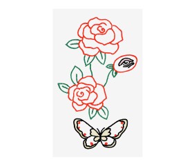 Patron de broderie Plante Œil de l'amant DMC - modèle à télécharger